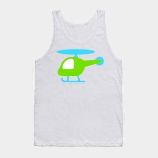 Little Helicopter Emoticon Tank Top